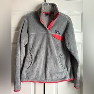 Patagonia Womens Re-Tool Snap Pullover Fleece Gray Women’s Sz M Gorpcore outdoor